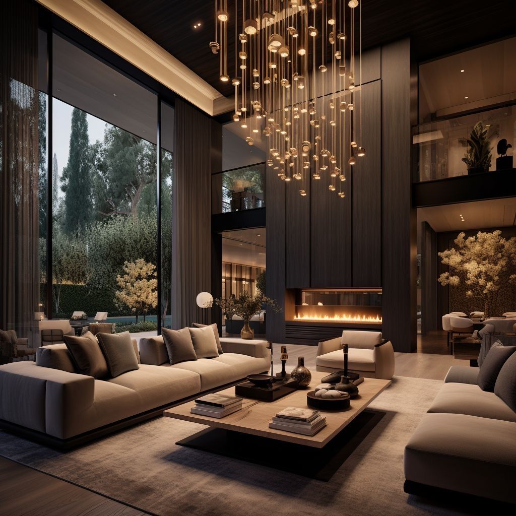 Modern living room decoration
